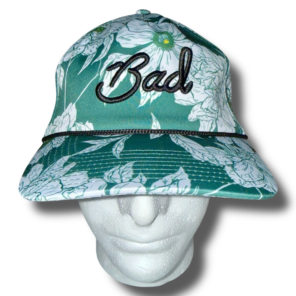 Bad Birdie Floral Snapback‎ Golf Rope Hat Raised Bad Embroidery Cap
